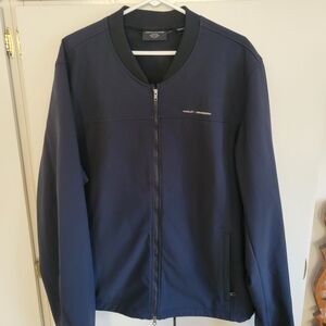 Harley-Davison Men's H-D Flex Layering System Mid Layer Navy Blue 2XL Jacket